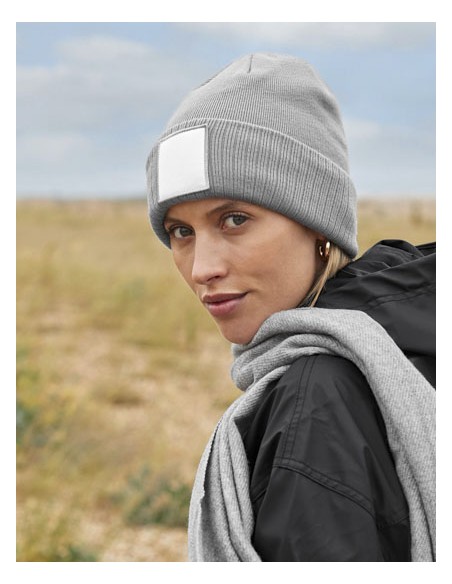 BEE-B337R-Appliqué Patch Beanie 2